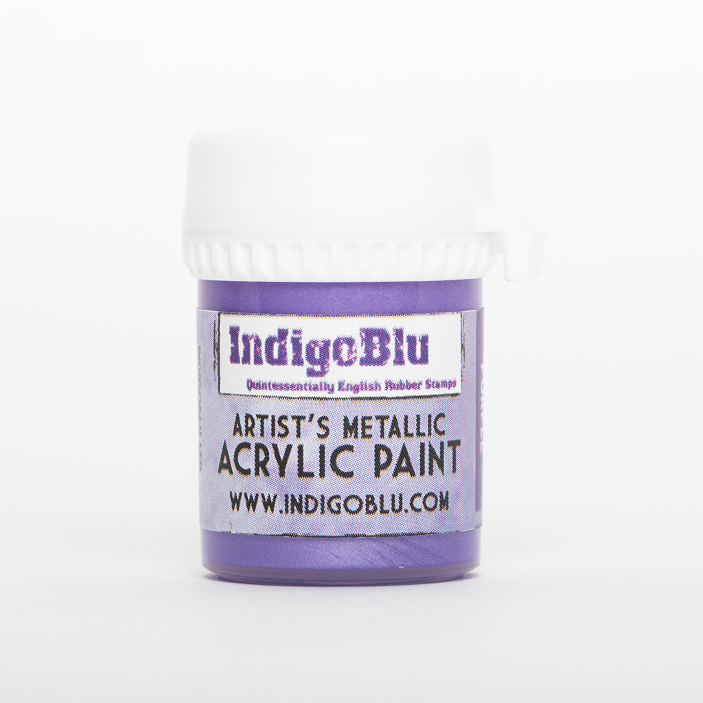 Artists Metallic Acrylic Paint - Royal Purple (20ml)